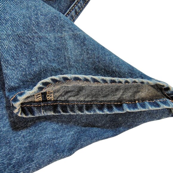 H&M Relaxed Fit Denim Jeans Men’s 36x32, 100% Cotton Straight Leg Casual Classic - Picture 6 of 8